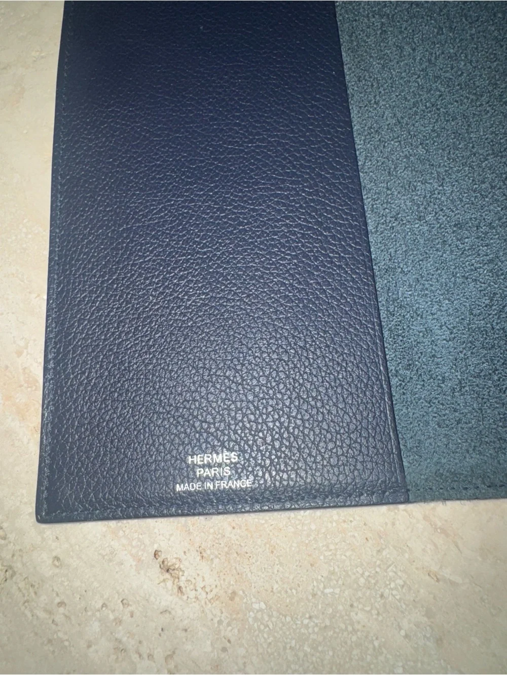 Hermès Ulysse Universel A5 Notebook Cover navy blue Togo Leather | Hermes Box